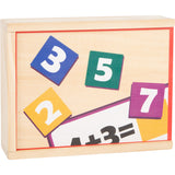 Lernspiel Holzpuzzle Mathematik Box